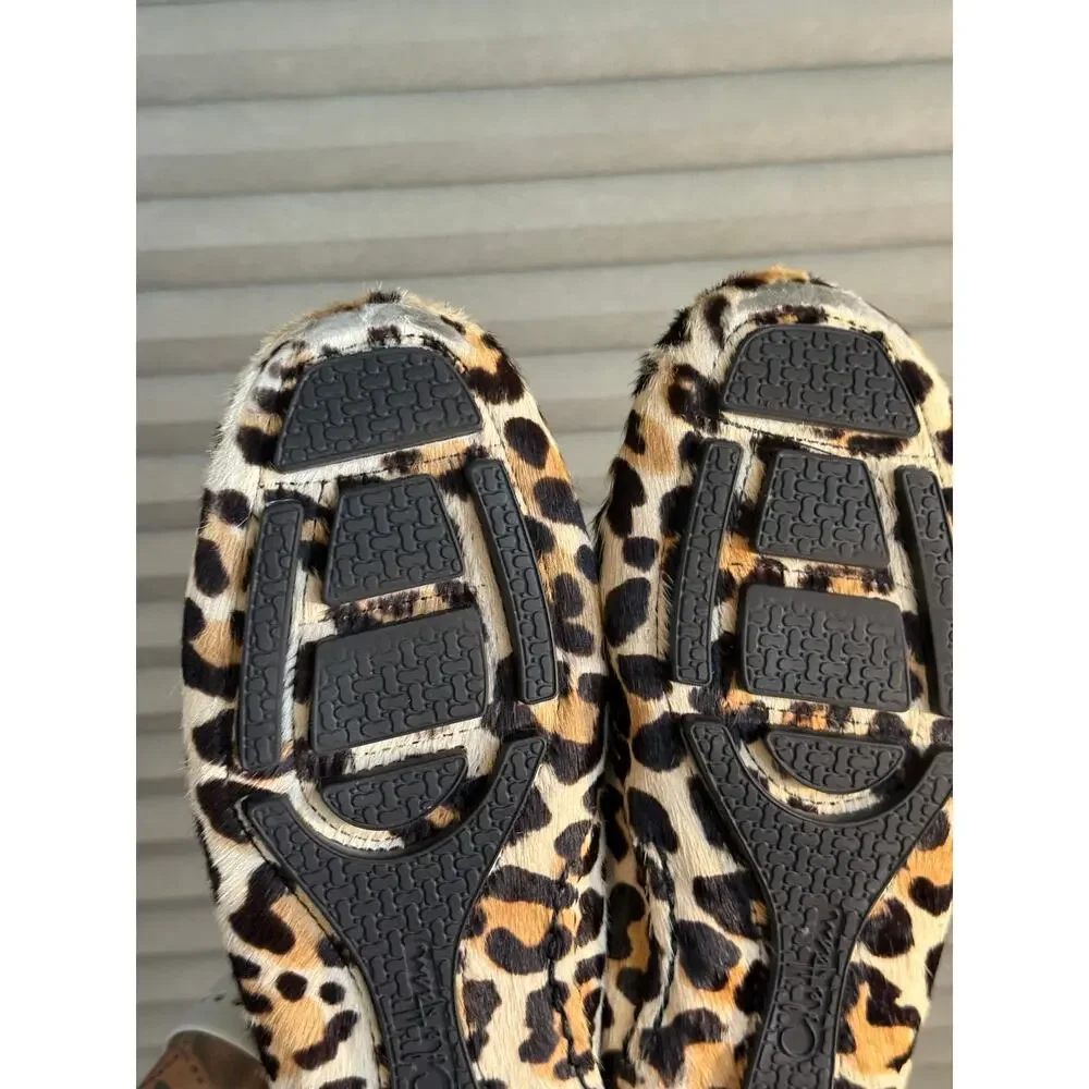 Cole Haan Nike Air Leopard Calf Hair Loafers Flats Women’s 7.5 Black